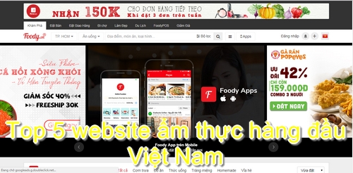 Top 5 website ẩm thực hàng đầu Việt Nam