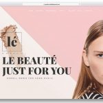 Mẫu website spa jevelin
