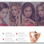 Parlour - mẫu website spa quyến rũ