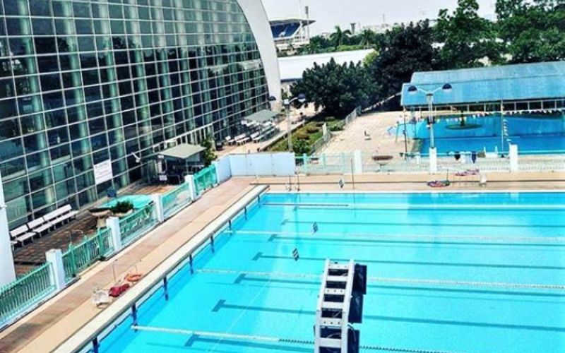 Bể bơi nước nóng ở Hà Nội với quy mô lớn - Bể bơi Mỹ Đình
