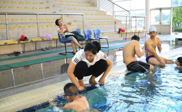 Bể bơi hơi nước nóng Mỹ Đình