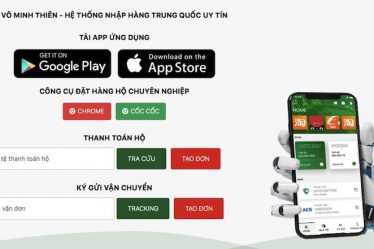 order hàng taobao tại võ minh thiên