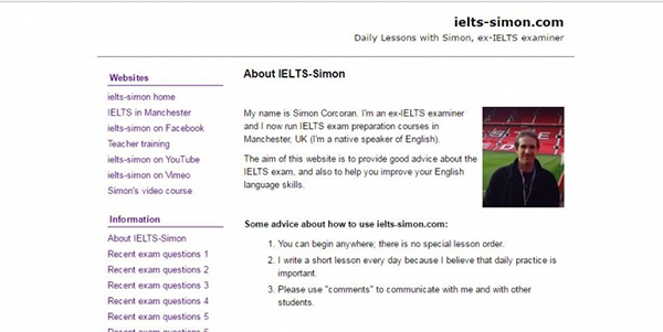 Trang Web tự học IELTS hiệu quả nhất - IELTS Simon