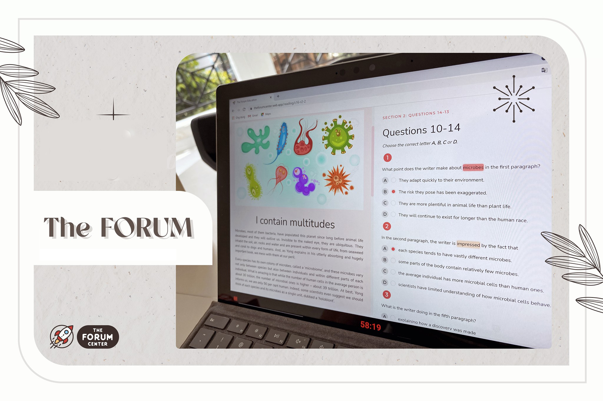 Website luyện IELTS Online miễn phí - The Forum