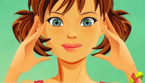 bài tập ấn nhẹ vào thái dương