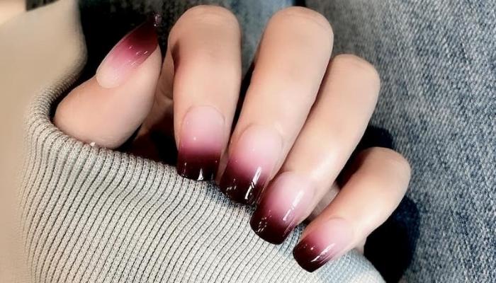 mẫu nail gradient