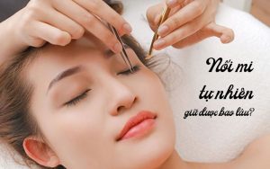 nối mi giữ được bao lâu