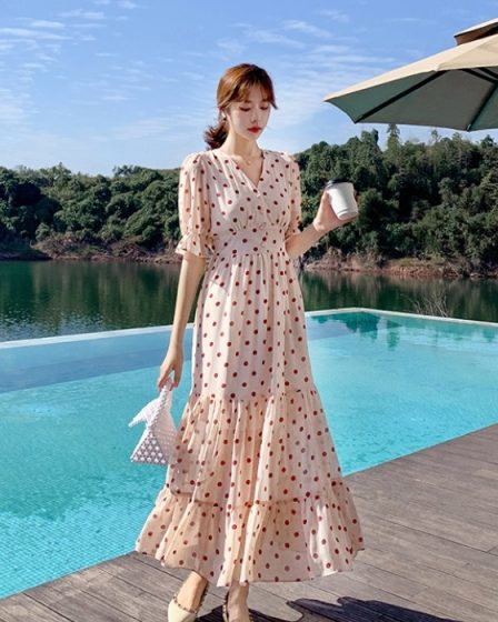 Nguồn hàng đầm voan Quảng Châu giá rẻ, chất lượng