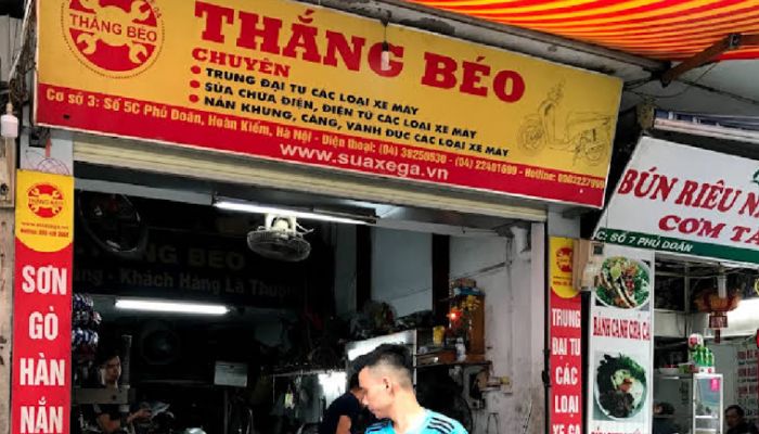 Cửa hàng phụ tùng xe máy Thắng Béo