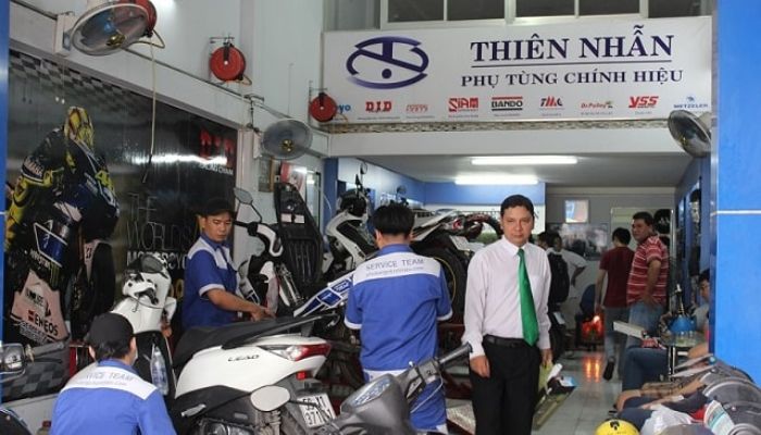 Cửa hàng mua bán phụ tùng xe máy Thiên Nhẫn