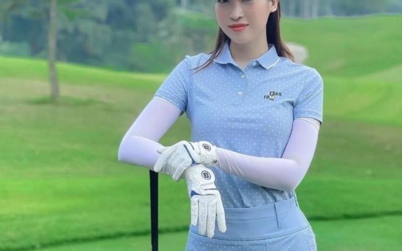 áo có cổ golf nữ