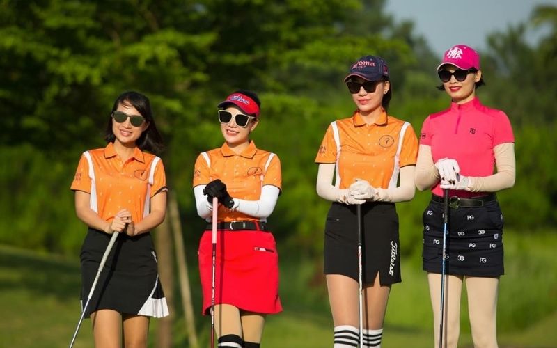 thời trang golf nữ vào mùa hè
