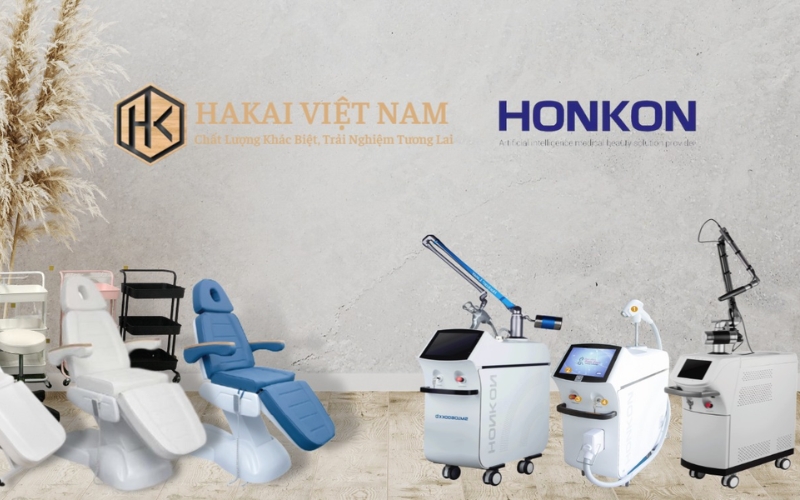 Hakai Việt Nam cung cấp thiết bị thẩm mỹ HONKON chính hãng