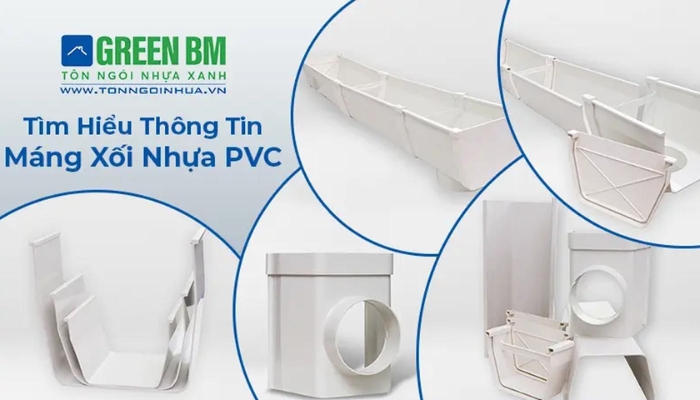 Sản phẩm máng xối nhựa tại GREEN BM 