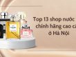 Top các shop nước hoa chính hãng, cao cấp