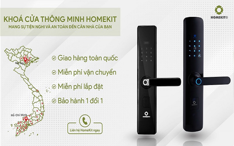 khóa vân tay homekit