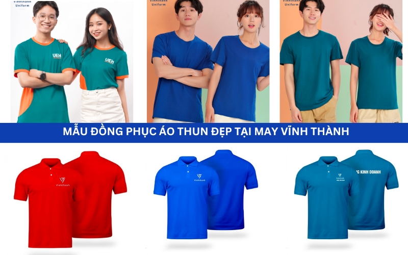 Mẫu đồng phục áo thun đẹp