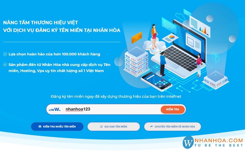 công ty cung cấp tên miền Nhân Hòa