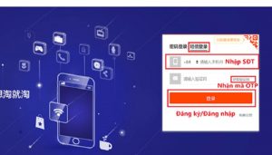 đăng ký tài khoản mới trên taobao