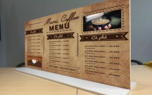 chọn chất liệu in menu bền đẹp
