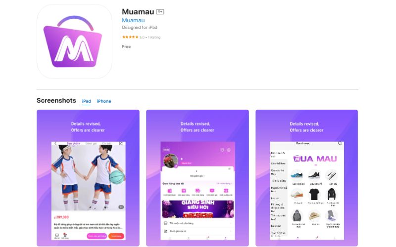 Review Muamau – Ứng dụng mua bán online đơn giản, dễ dùng