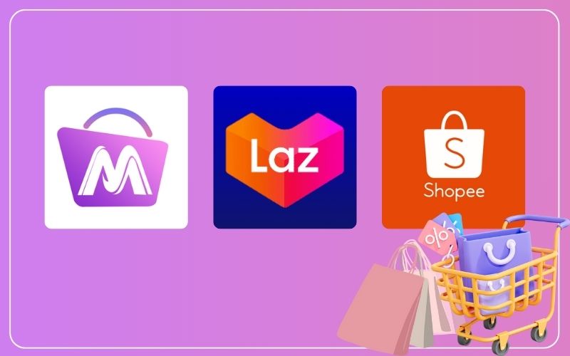 So sánh giữa các sàn Muamau.vn, Shopee và Lazada