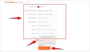 điền thông tin đăng ký