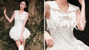 mẫu váy thiết kế iIvory của ANH'S Fashion