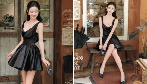 mẫu váy Velvet của local brand ANH'S Fashion