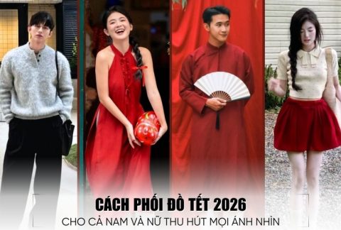 cách phối đồ Tết 2026