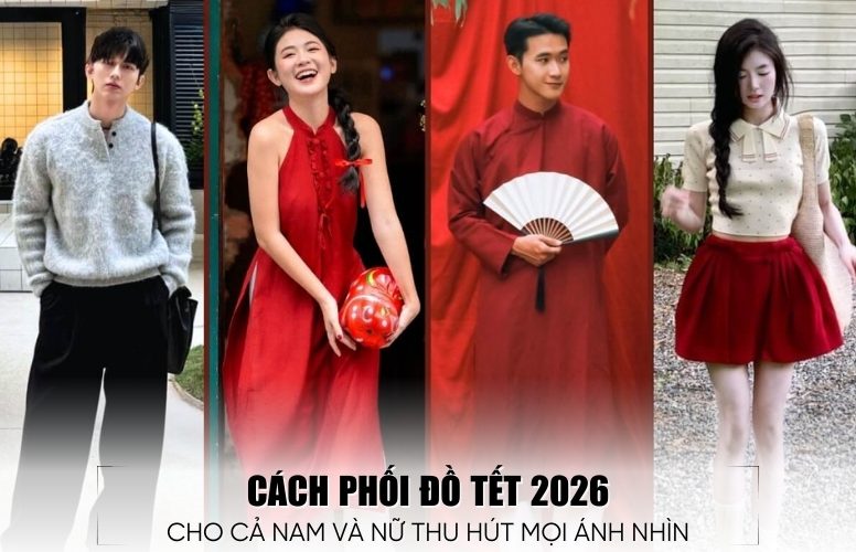 cách phối đồ Tết 2026