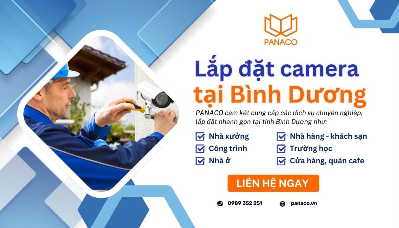 Công ty lắp đặt camera Bình Dương PANACO