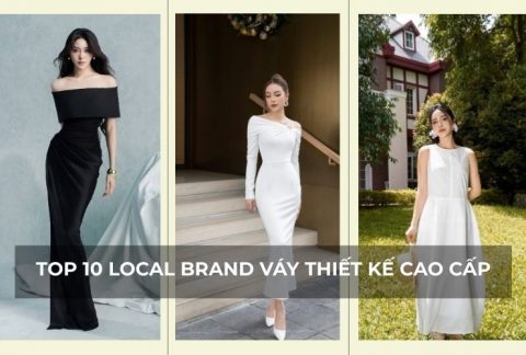 local brand váy thiết kế