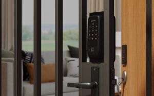 Khóa điện tử cửa sắt