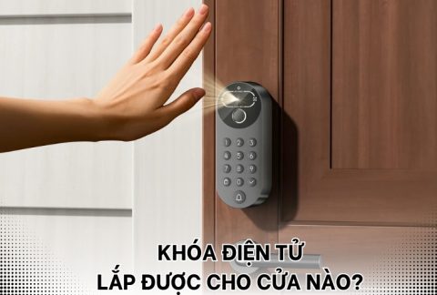 khóa điện tử lắp được cho cửa nào