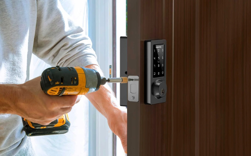 Một số lưu ý khi lắp đặt khóa điện tử