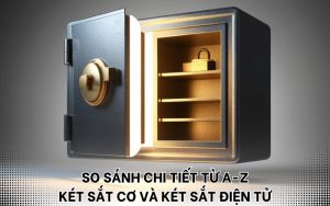 so sánh két sắt cơ và két sắt điện tử