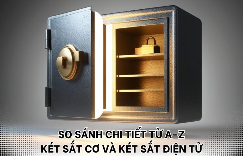 so sánh két sắt cơ và két sắt điện tử