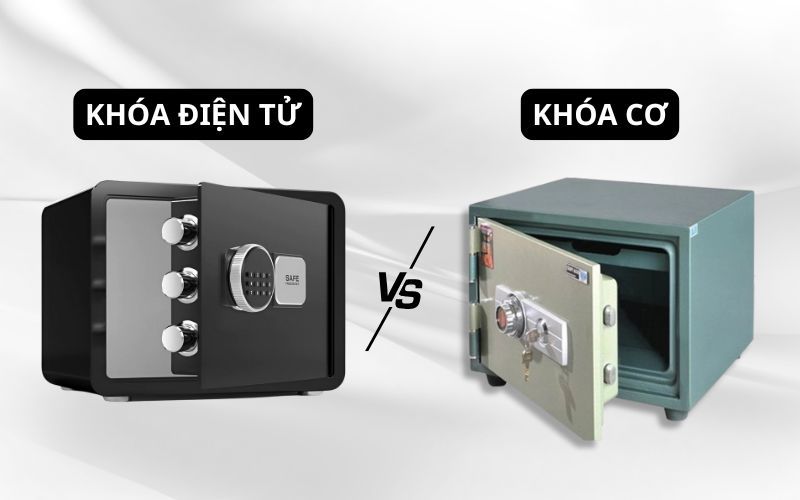 So sánh két sắt cơ và két sắt điện tử