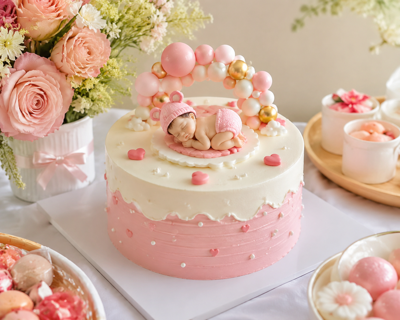 Chuẩn bị tiệc đầy tháng cho bé gọn gàng, ý nghĩa Chuẩn bị tiệc đầy tháng cho bé gọn gàng, ý nghĩa